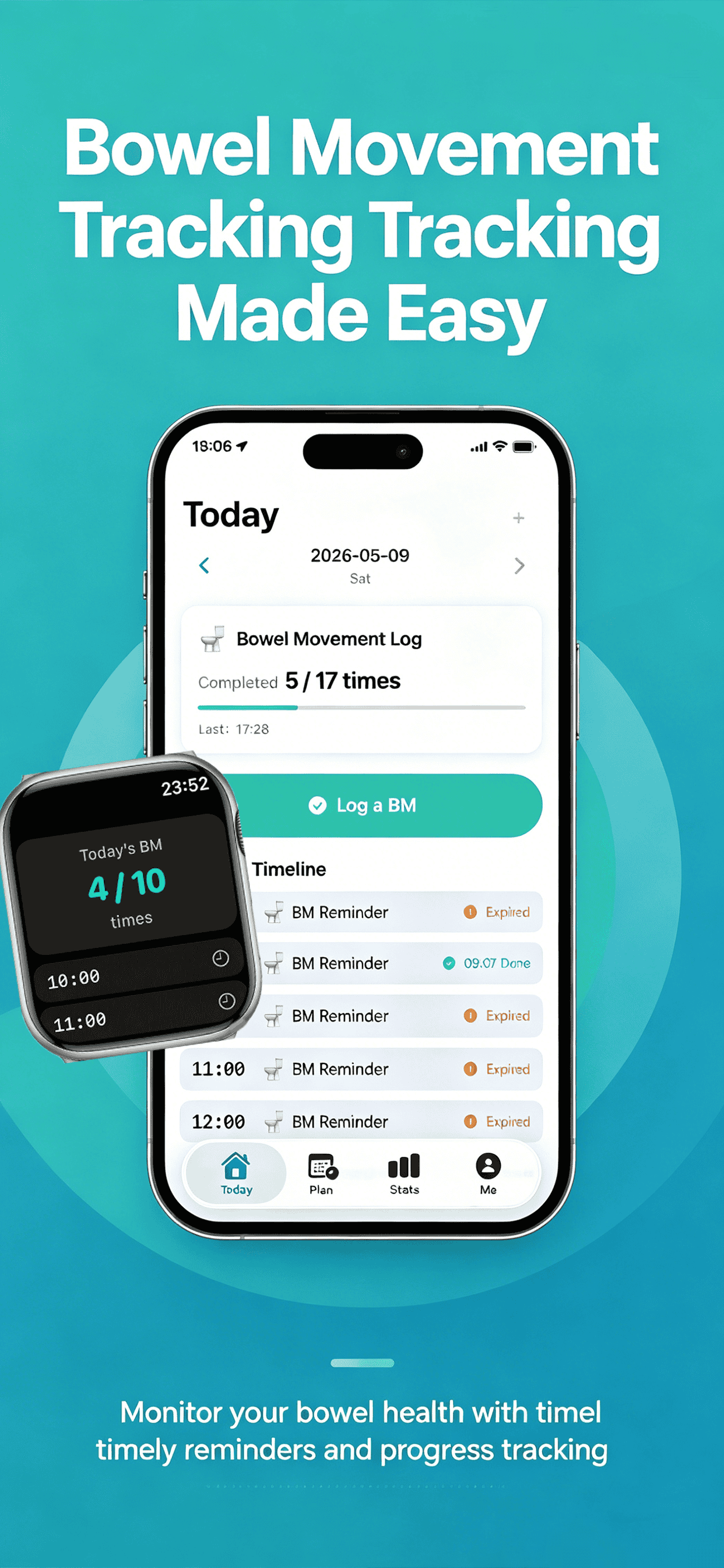 HurryPee iPhone screenshot 1: schedule settings